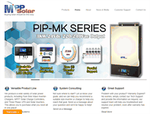 Tablet Screenshot of mppsolar.com